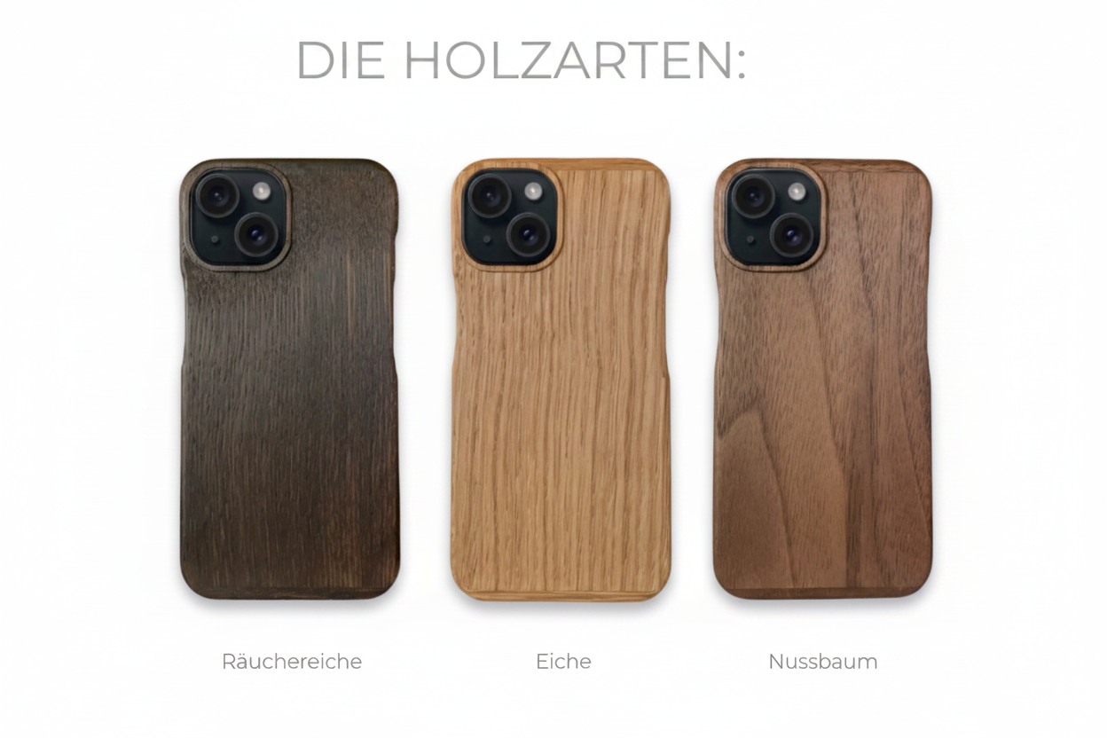 iPhone 13 und 14 Echtholzhülle Produktfotos 7 – holzELLement