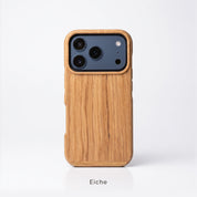iPhone 17 Pro Echtholzhülle aus Eiche – holzELLement